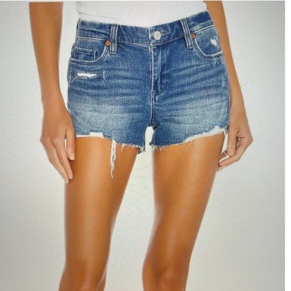 Blank NYC The Astor Cut Off Jean Shorts With Stretch. Size 32 NWT